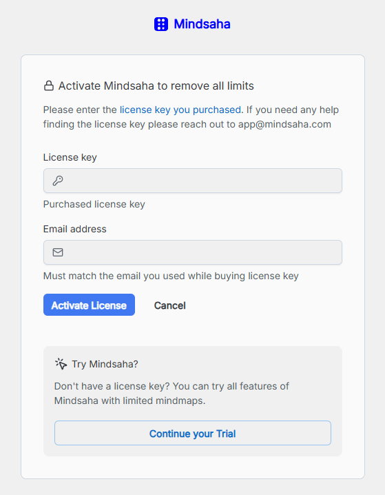 License Form