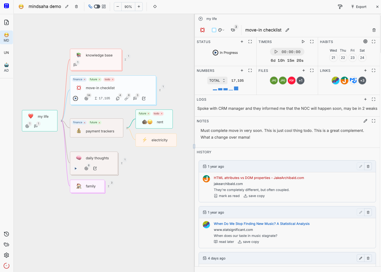 Mindsaha screenshot
