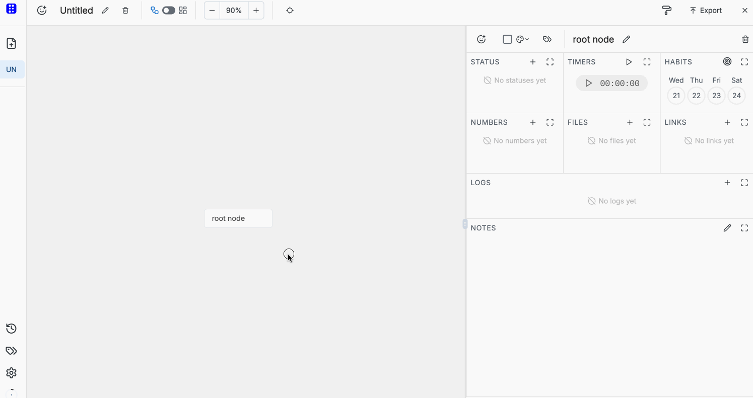 mind map operations